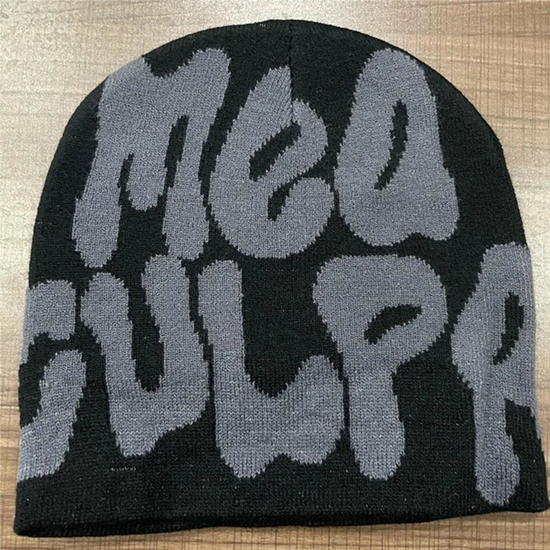 Mea Culpas Beanie Bonnet Y2K Beanies Mea Culpa Women'S Cap Winter for Women Hats Accessories