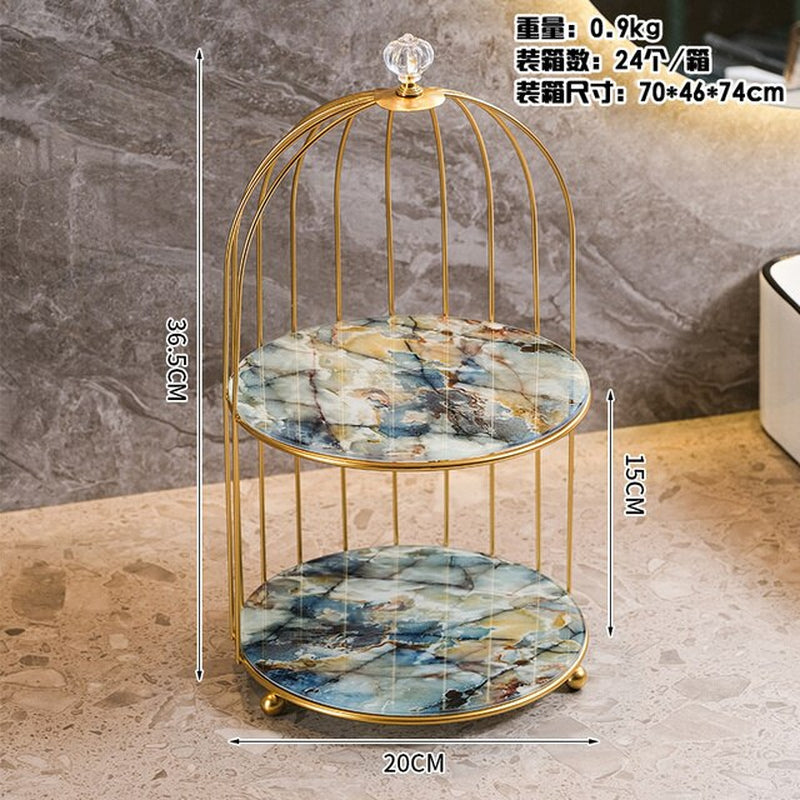 "Organize and Beautify Your Bathroom with Our Stylish Makeup Cosmetic Organizer Rack"